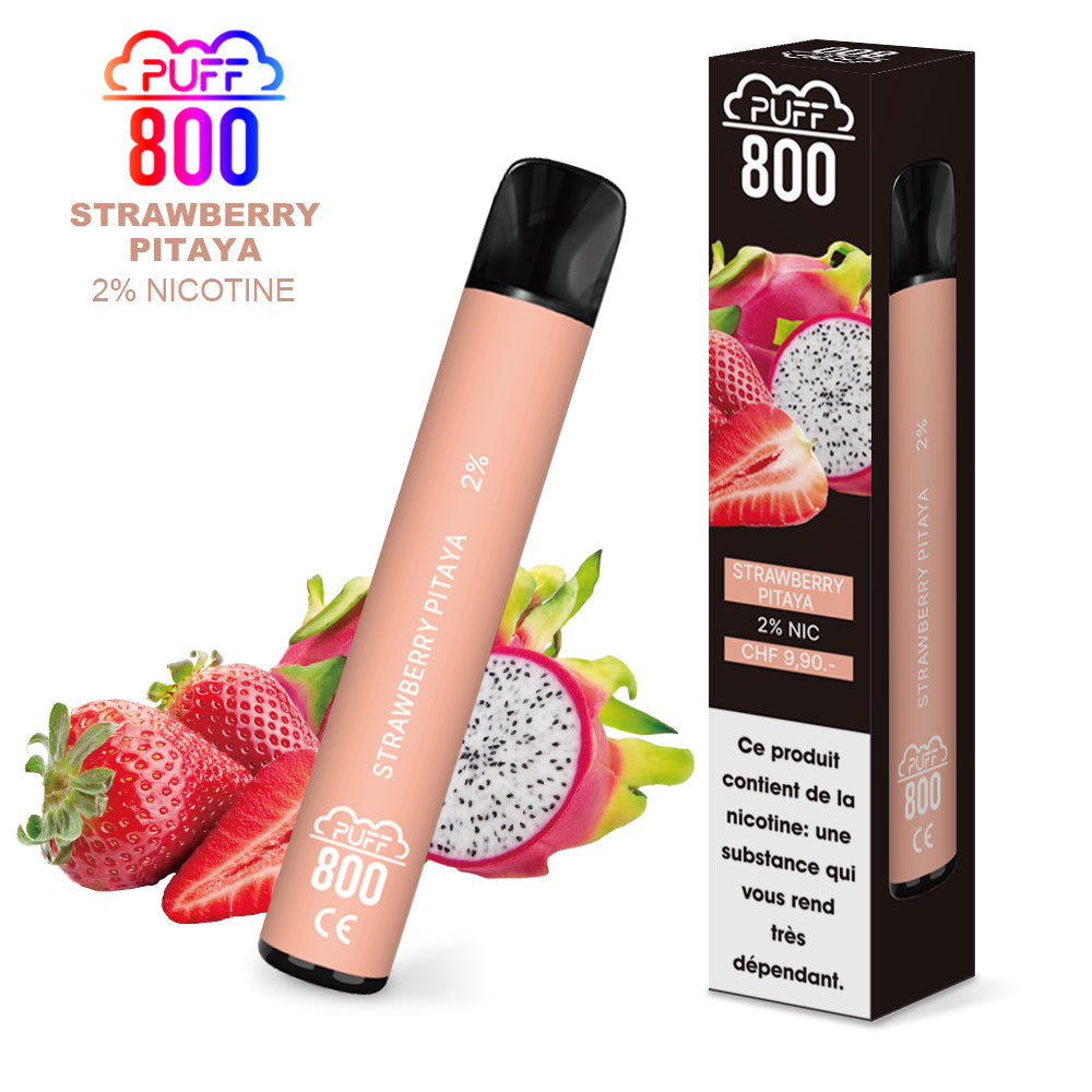 STRAWBERRY PITAYA - Puff 800 2% | puff 800 2%,puff8002%