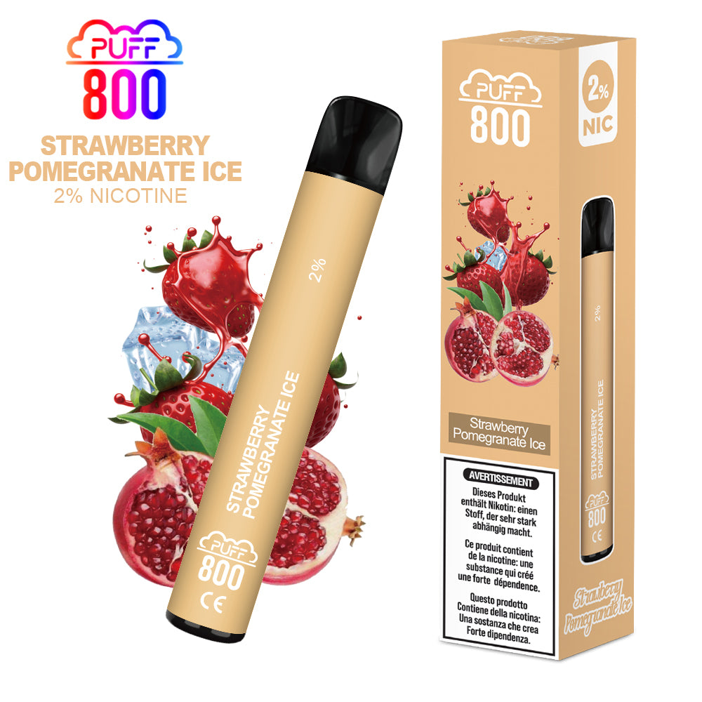 STRAWBERRY POMEGRANATE ICE - Puff 800 2%