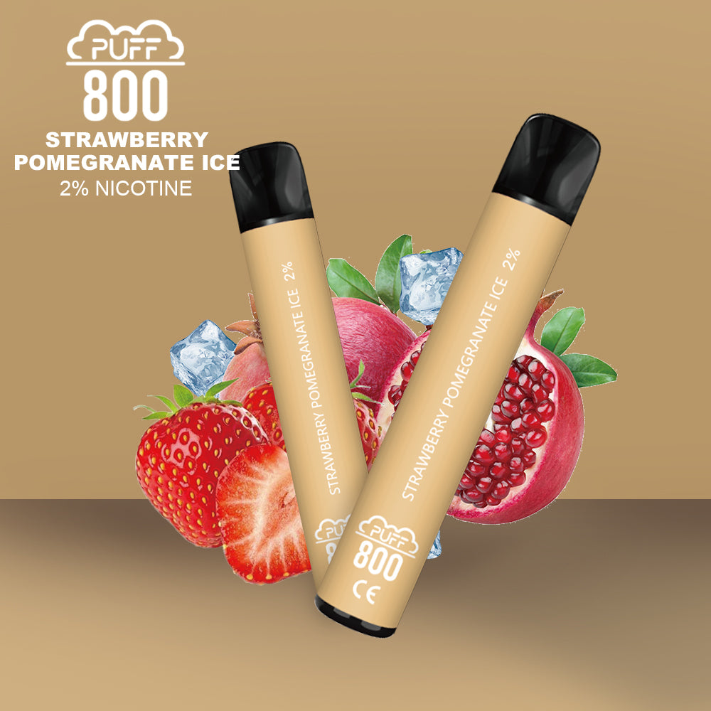Ghiaccio alla fragola e melograno - Puff 800 2% | puff 800 2%,puff8002%