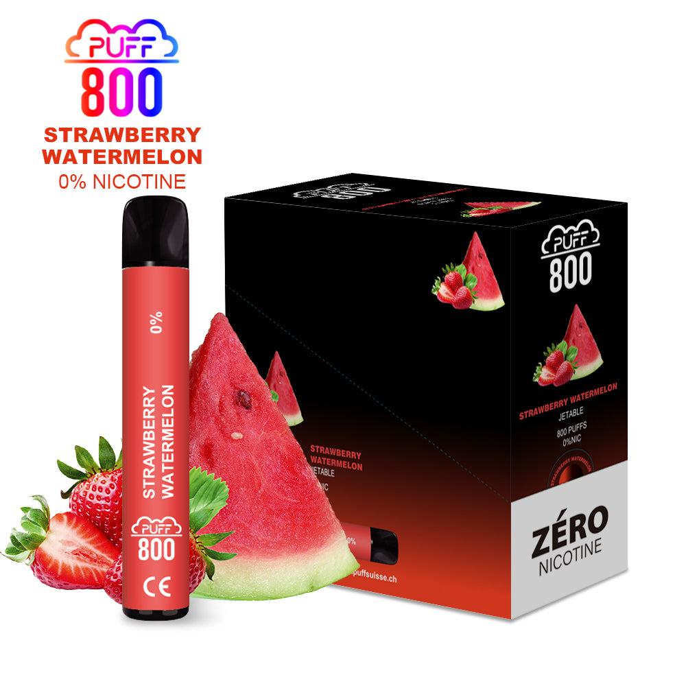STRAWBERRY WATERMELON - PUFF 800 0% | puff 0%,zero nicotine
