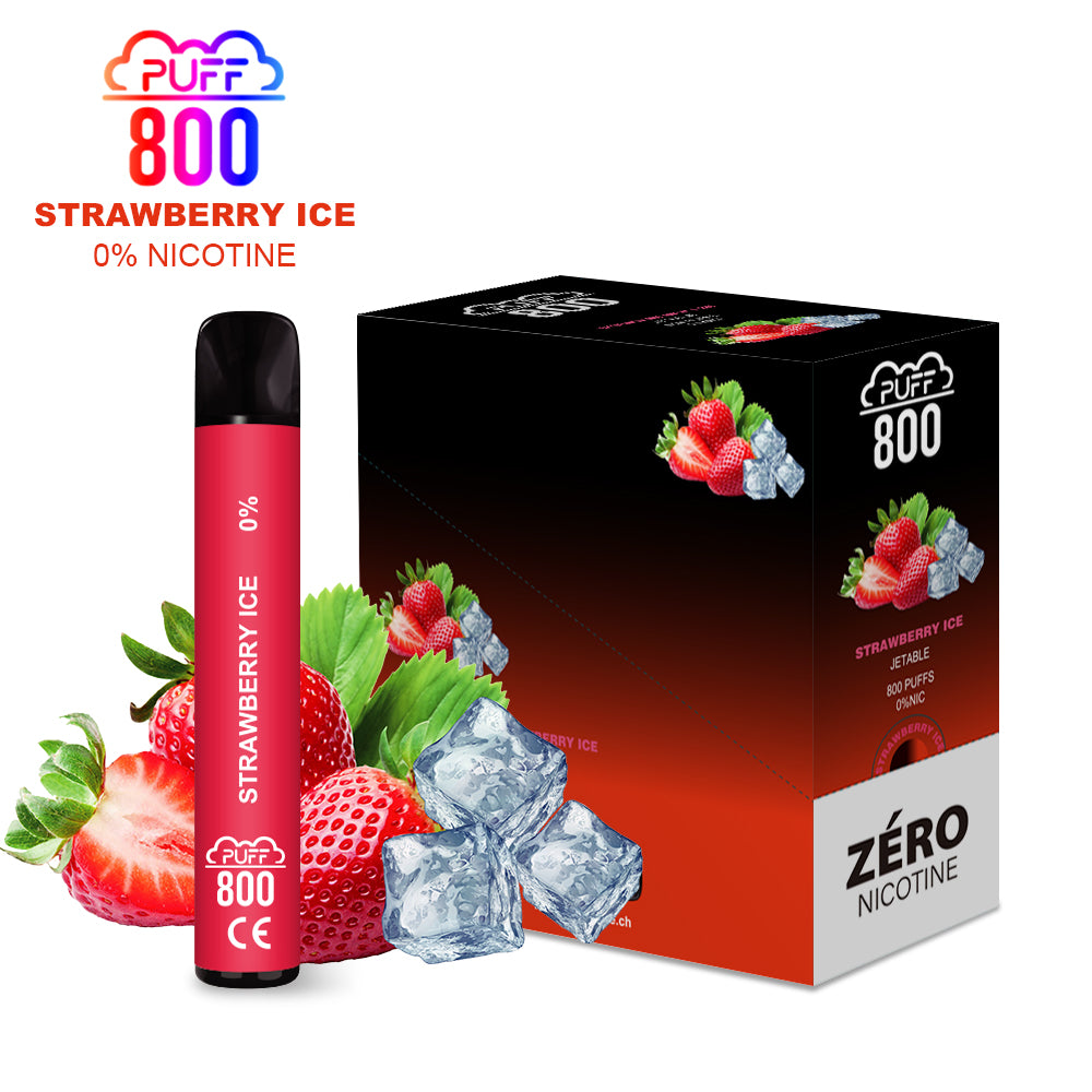 Strawberry Ice - PUFF 800 0% | puff 0%,zero nicotine