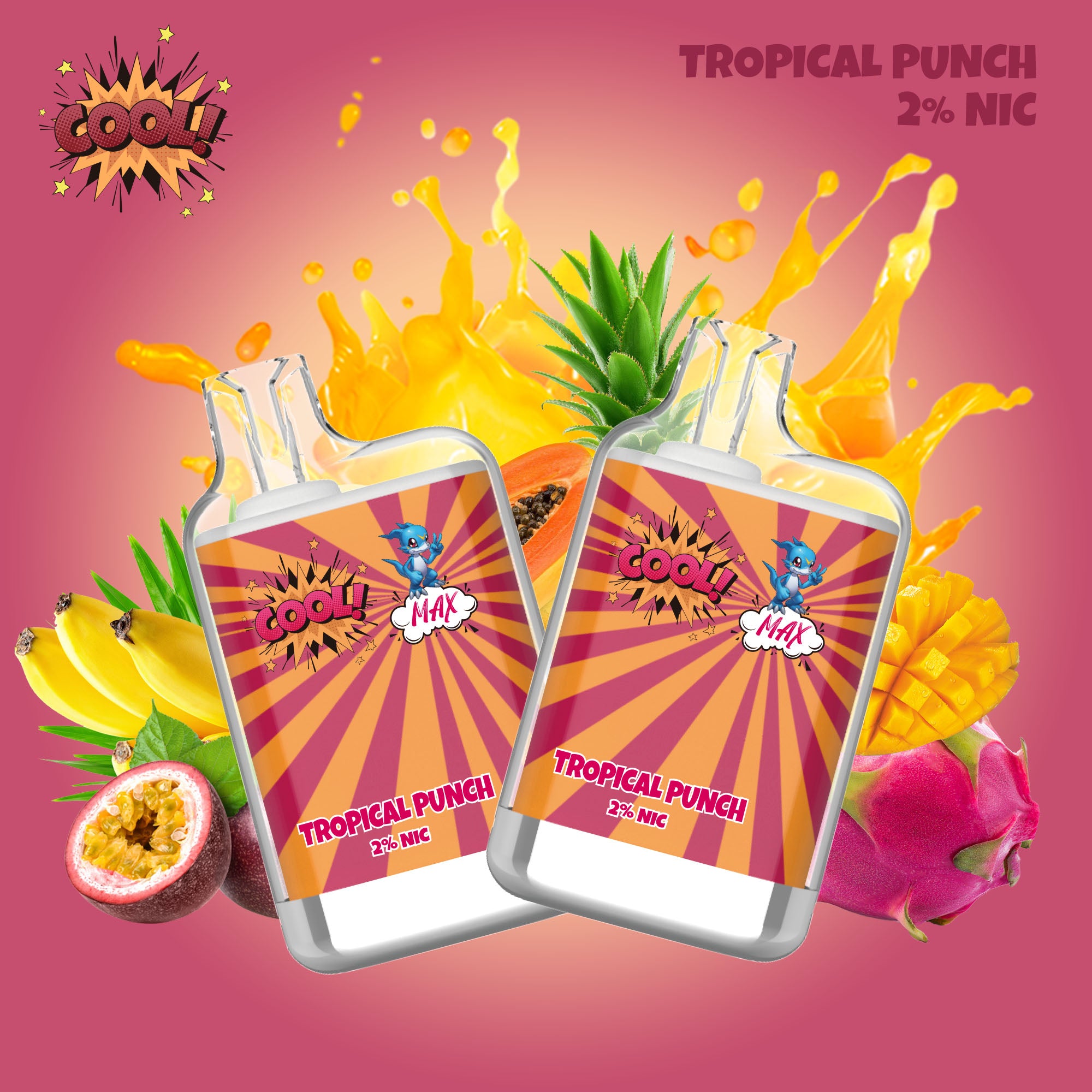 TROPICAL PUNCH - PUFF COOL 2%