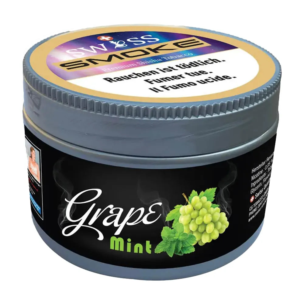 Grape Mint Swiss Smoke Tabak | Swiss Smoke