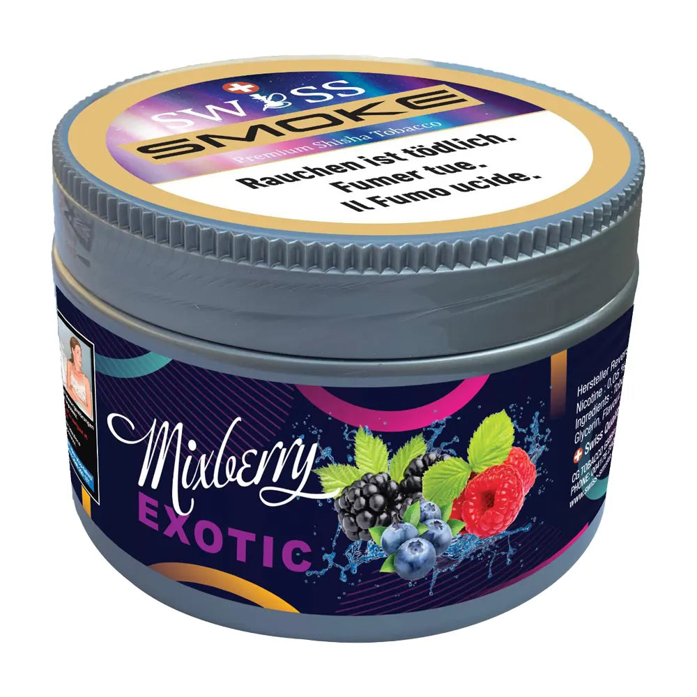 Mixberry Exotic Swiss Smoke Tabak | Swiss Smoke