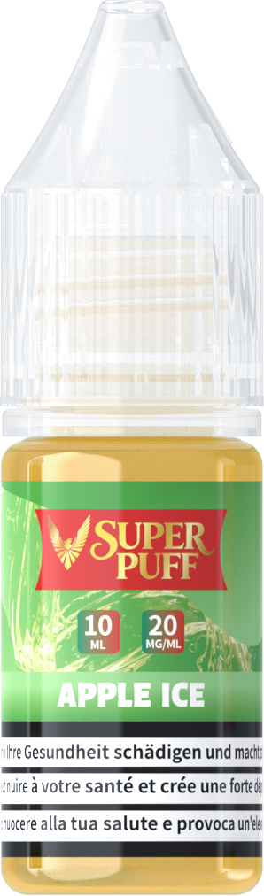 E-Liquide Super Puff - Apple Ice - 10ml (20mg)