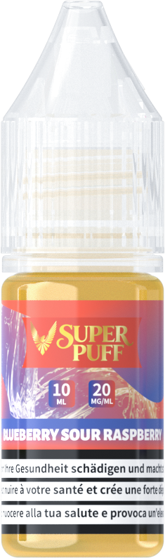 E-Liquide Super Puff - Blueberry Sour Raspberry - 10ml (20mg)