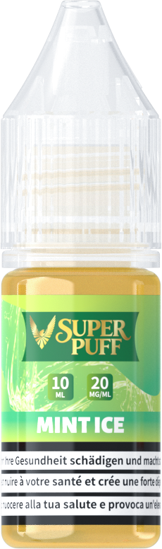 E-Liquide Super Puff - Mint Ice - 10ml (20mg)
