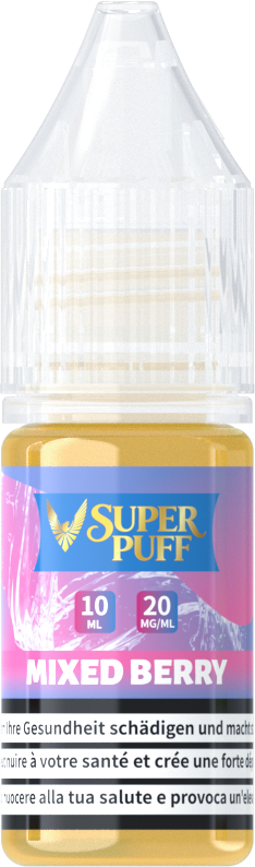 E-Liquide Super Puff - Mixed Berry - 10ml (20mg)