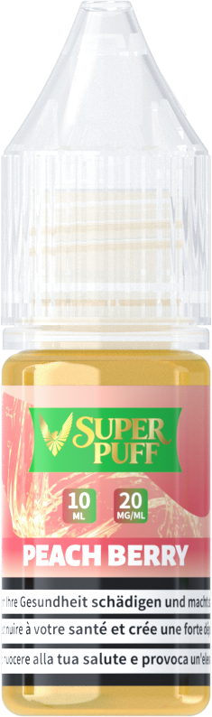E-Liquide Super Puff - Peach Berry - 10ml (20mg)