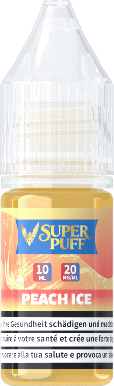 E-Liquide Super Puff - Peach Ice - 10ml (20mg)