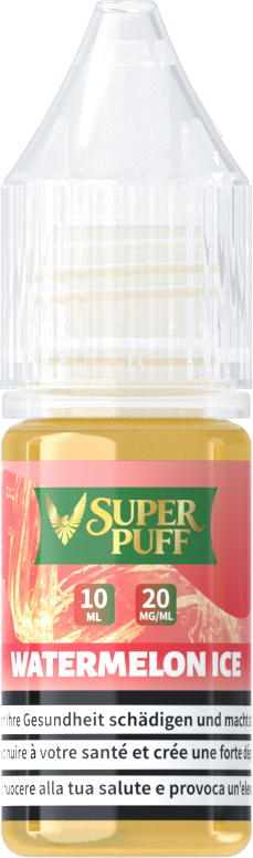E-Liquide Super Puff - Watermelon Ice - 10ml (20mg)