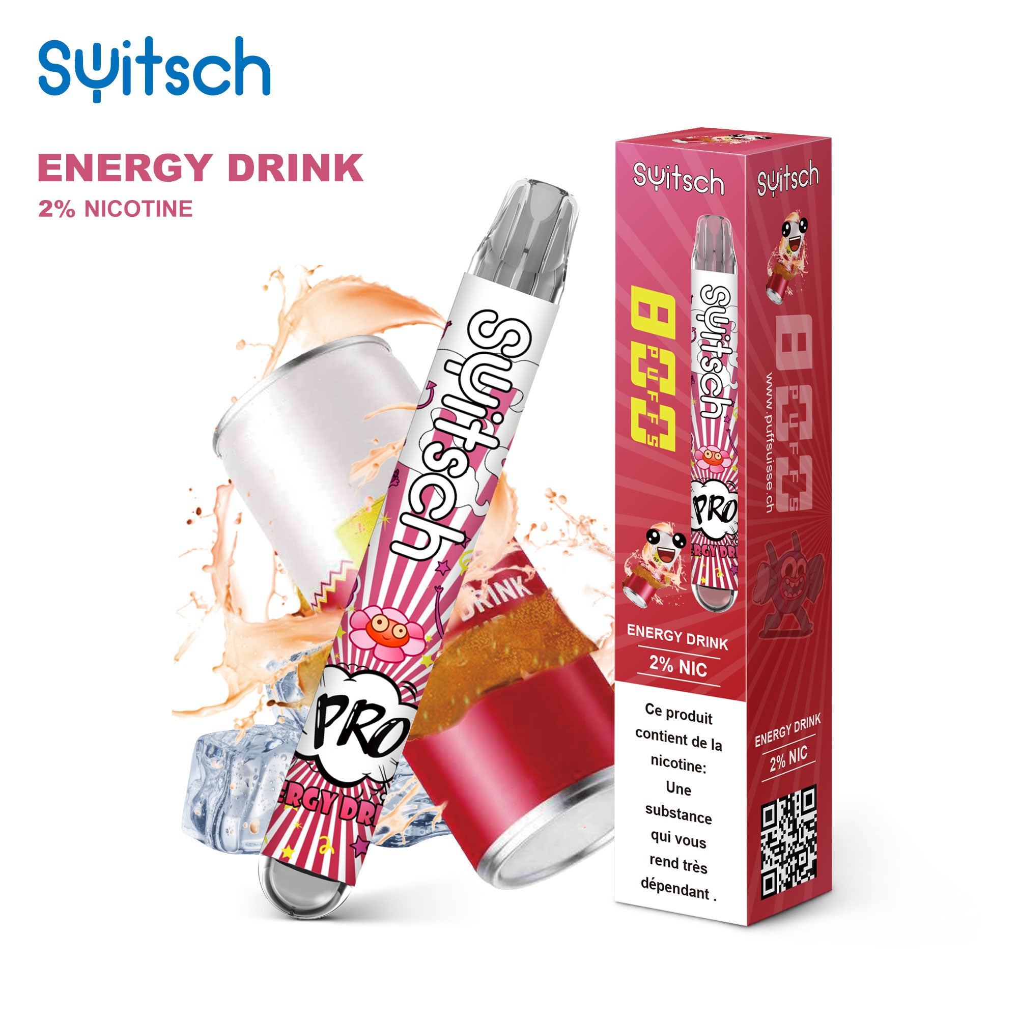 Energy Drink - Switsch Pro 2%