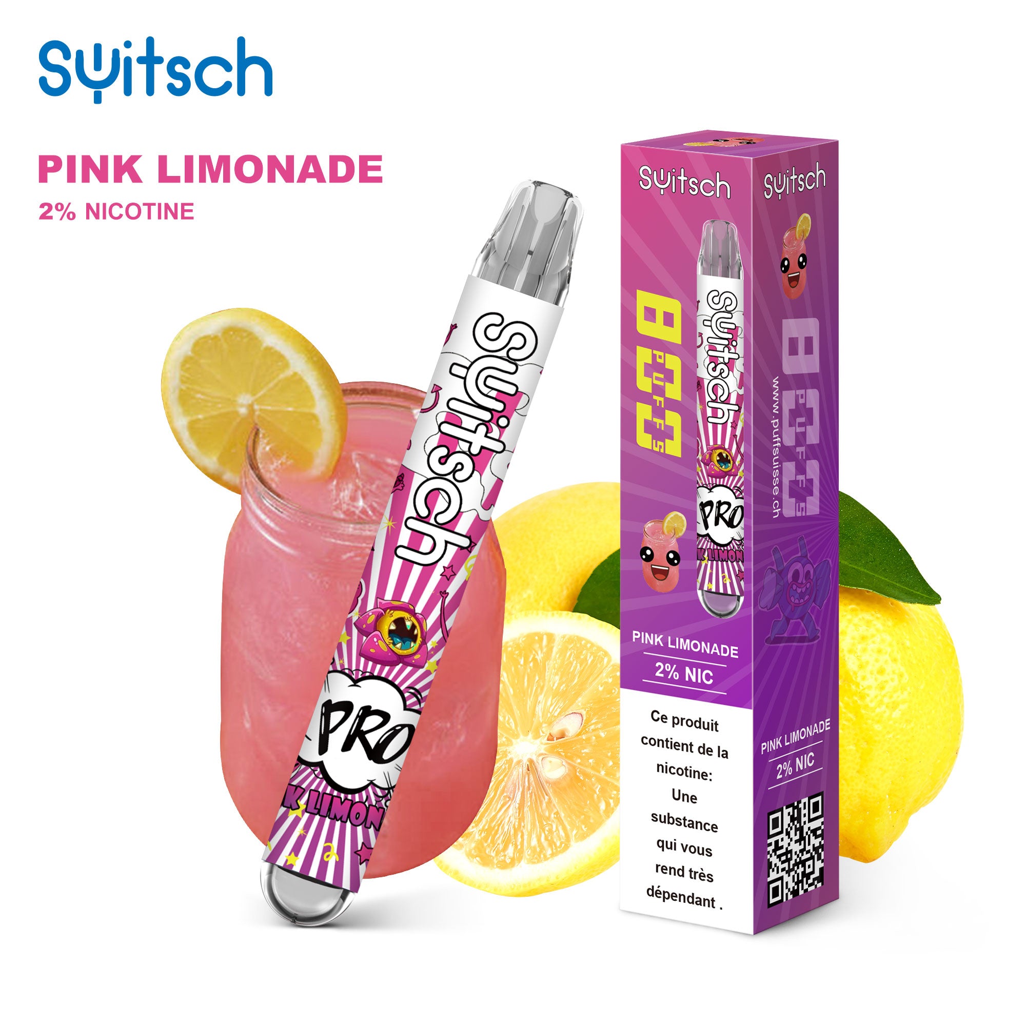 Pink Limonade - Puff Pro 2%