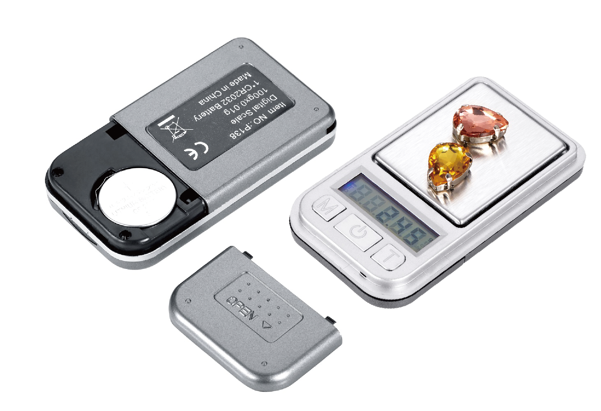 Ultra-Precise Pocket Digital Scale (100g / 0.01g) - Backlit LCD Display