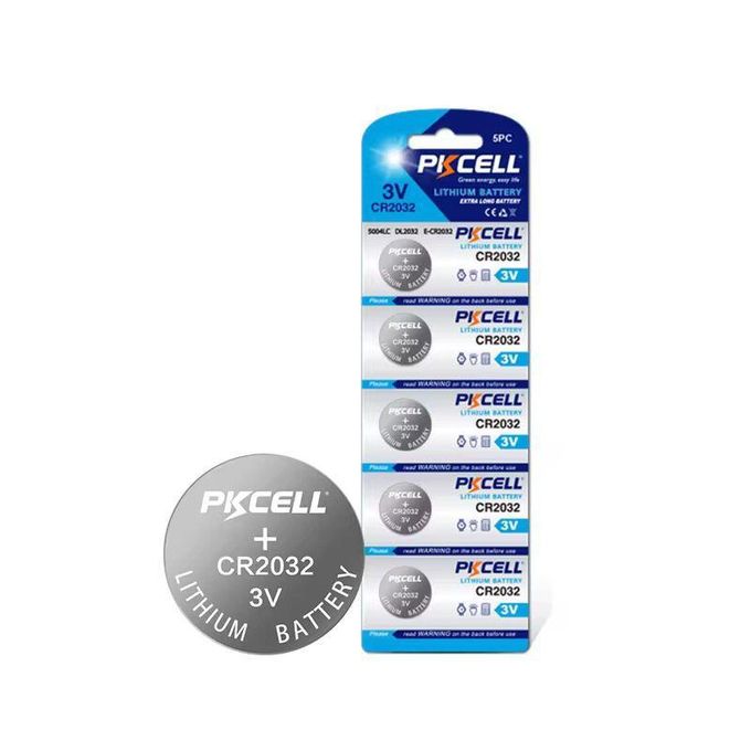 Piles Bouton Lithium CR2032 3V PKCELL - Pack de 5 - Le Standard pour Cartes Mères et Appareils Intelligents