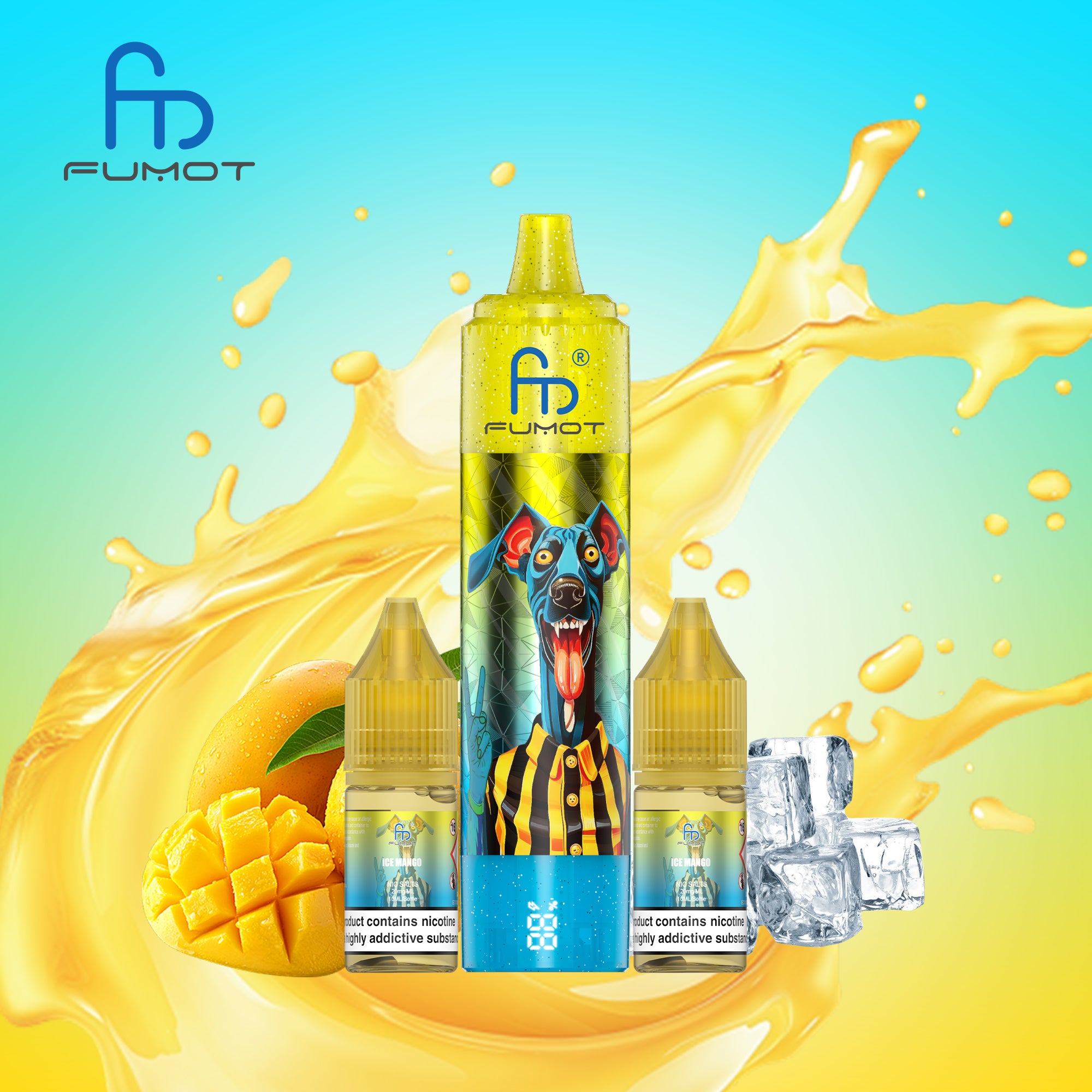 Ice Mango - CIGARETTE ÉLECTRONIQUES RECHARGEABLE - Fumot Doberman