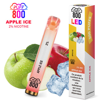 APPLE ICE - Puff Crystal LED 2%