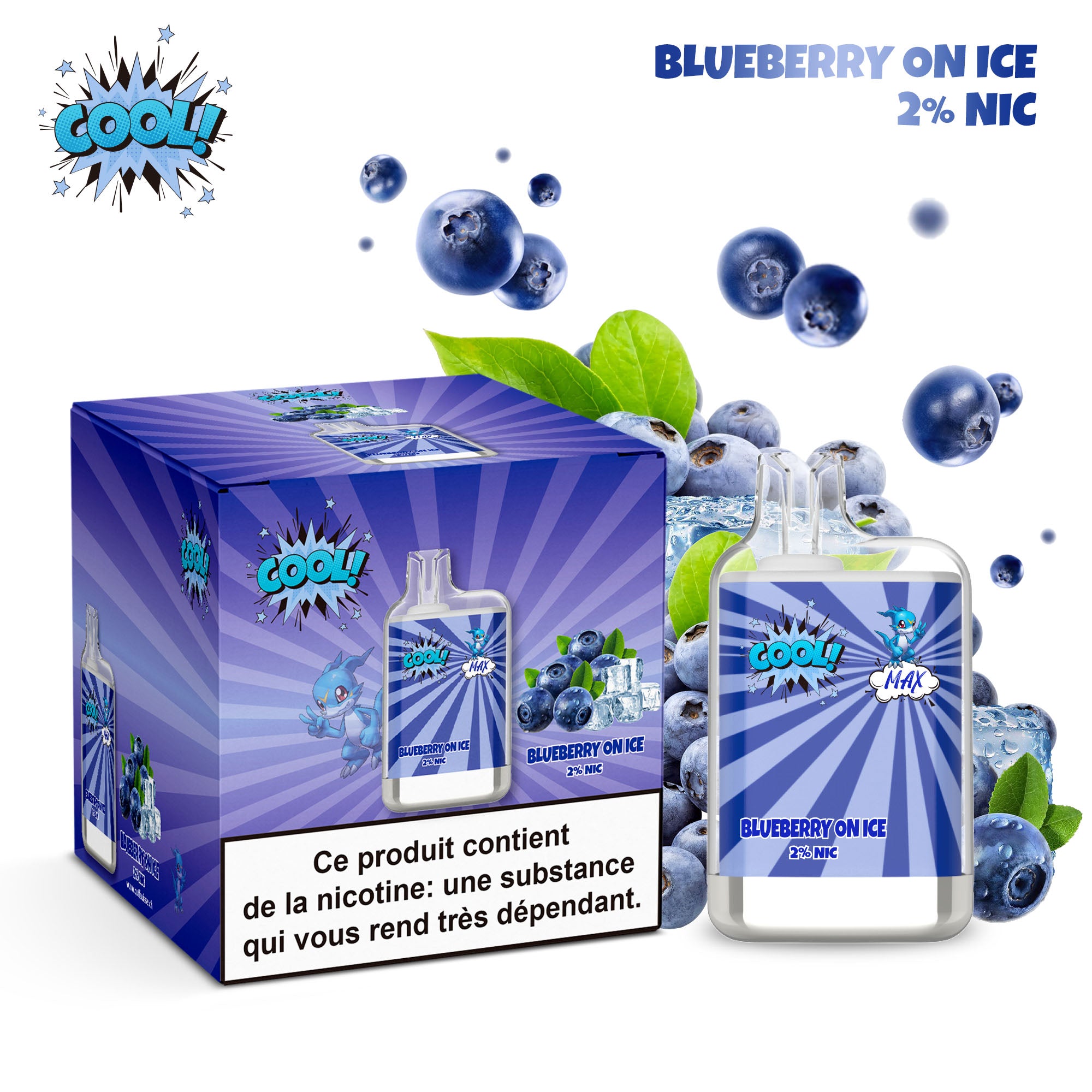 BLUEBERRY ON ICE - PUFF COOL 2%