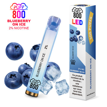 BLUEBERRY ON ICE - Puff Crystal LED 2%