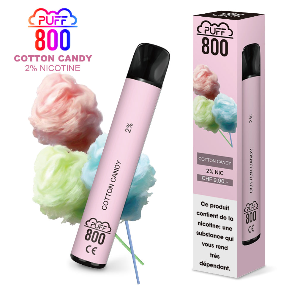 COTTON CANDY - Puff 800 2%