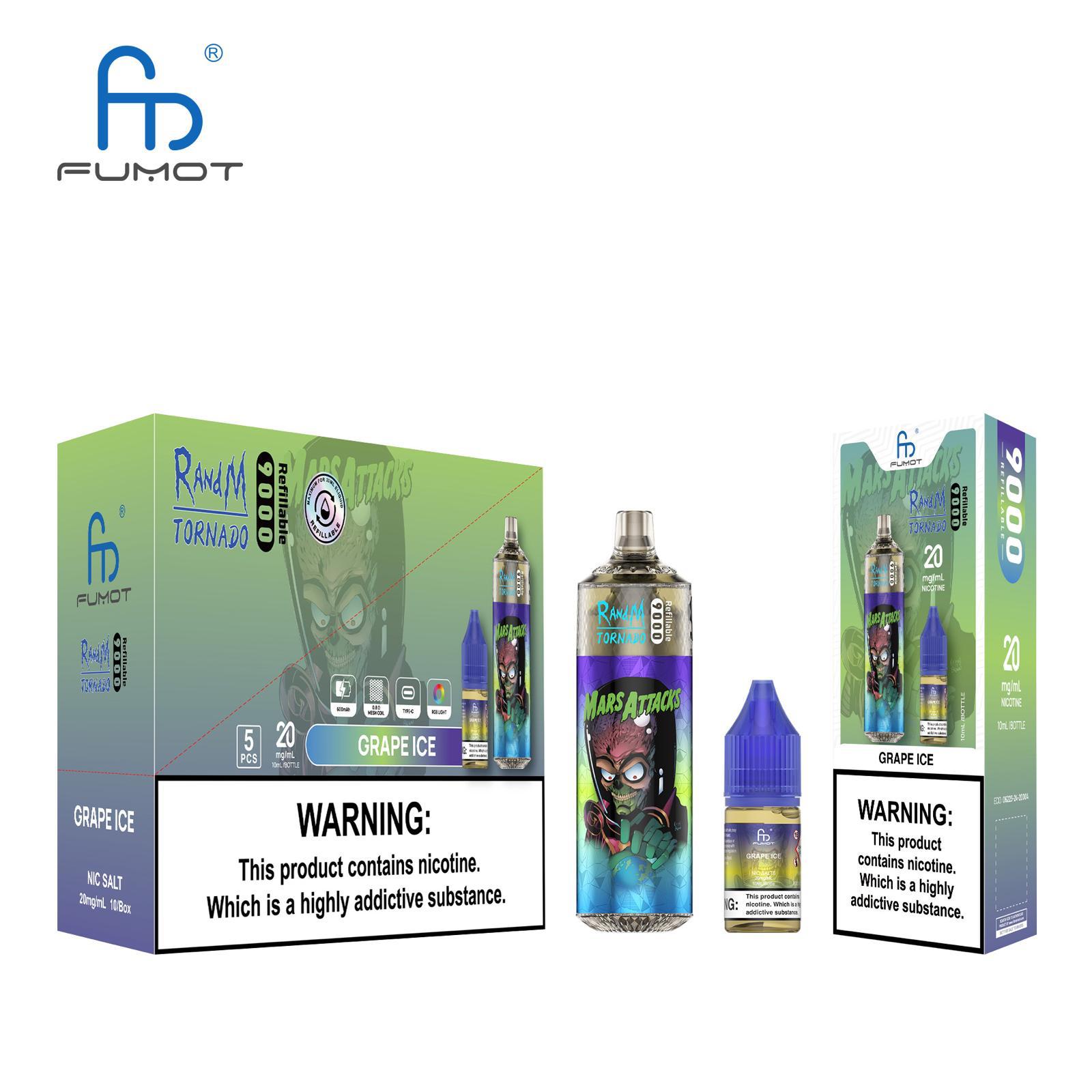 Grape Ice - Rechargeable Electronic Cigarette - Fumot Doberman