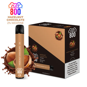 HAZELNUT CHOCOLATE - Puff 800 2%