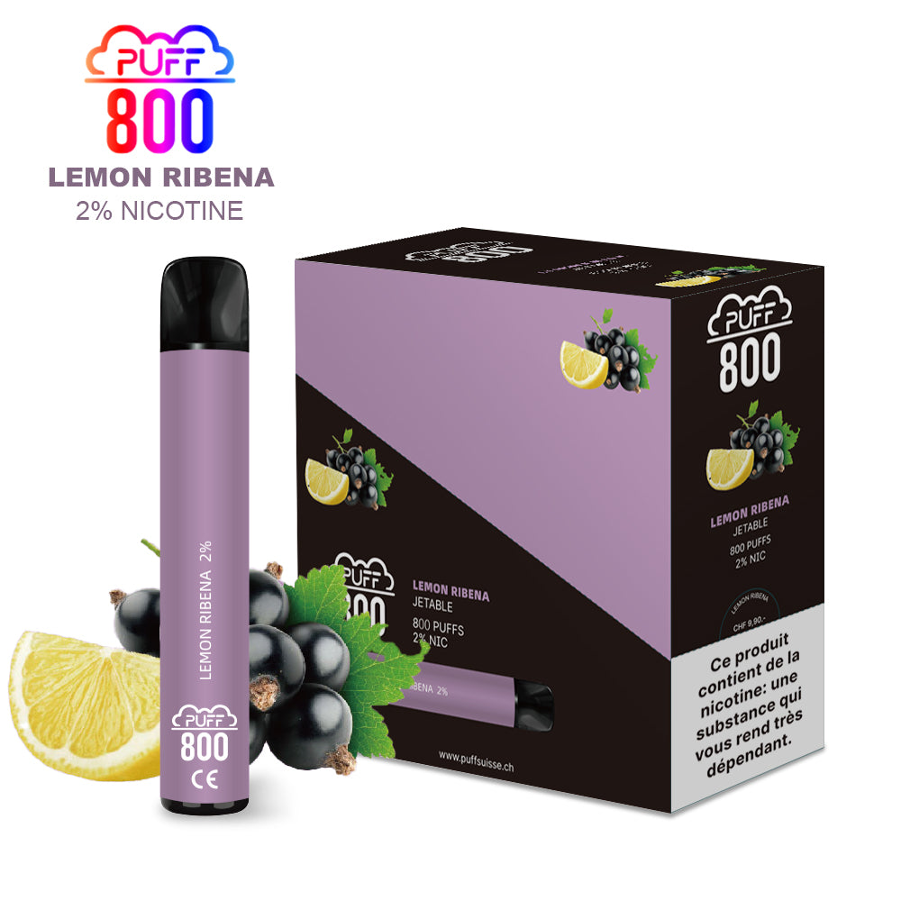 LEMON RIBENA - Puff 800 2% | puff 800 2%,puff 800 2% nicotine,puff8002%