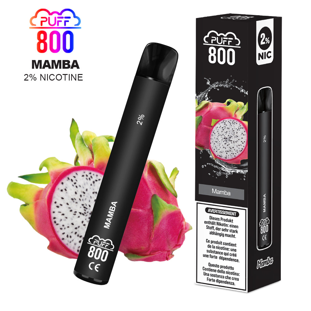MAMBA- Puff 800 2% | puff 800 2%,puff 800 2% nicotine,puff8002% | CHF 5.90 | Puff Suisse SA MAMBA- Puff 800 2% | puff 800 2%,puff 800 2% nicotine,puff8002% | CHF 5.90 | Puff Suisse SA