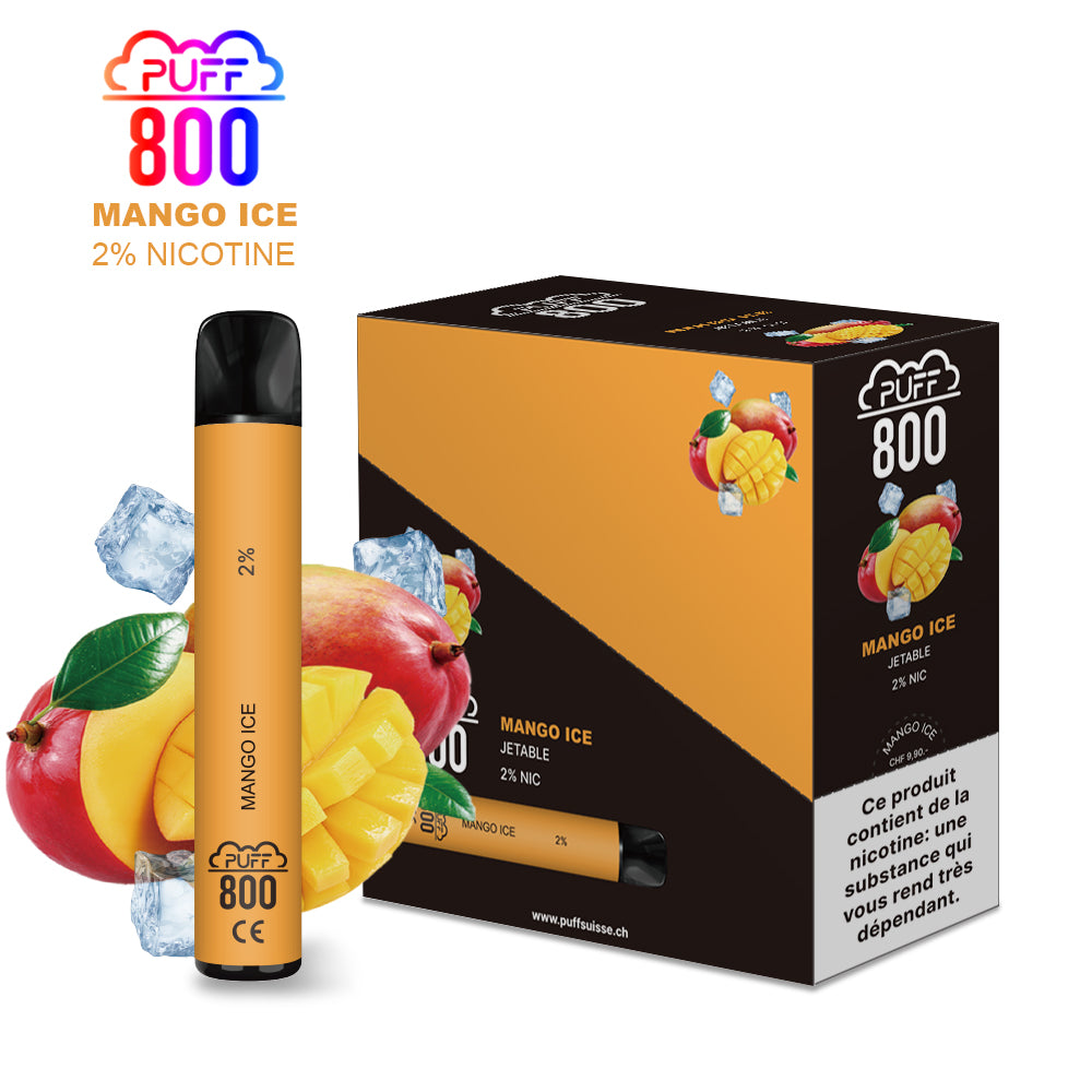 MANGO ICE - Puff 800 2% | puff 800 2%,puff 800 2% nicotine,puff8002%