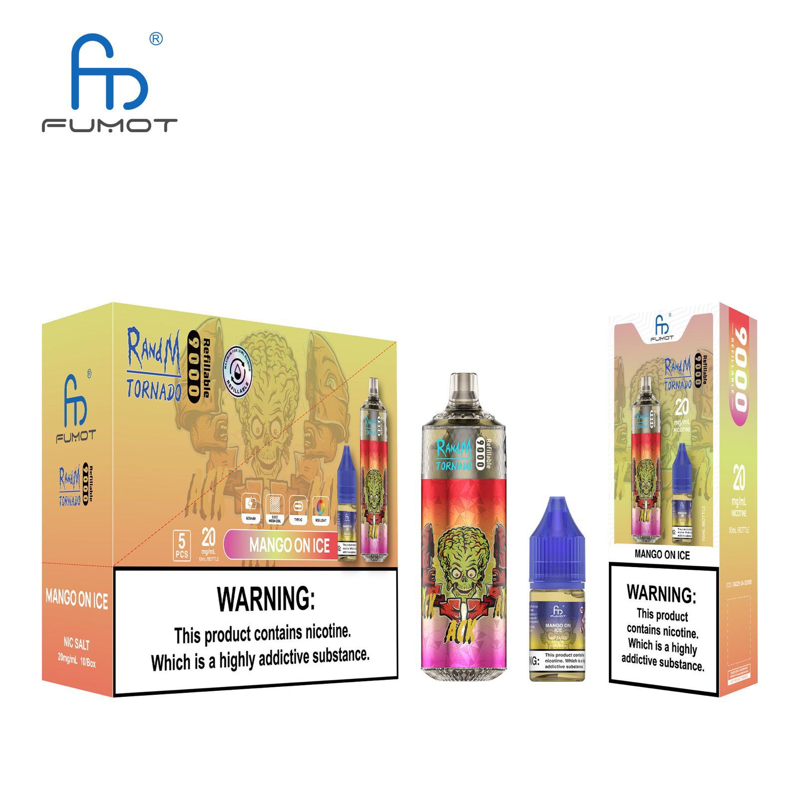 MANGO ON ICE - CIGARETTE ÉLECTRONIQUES RECHARGEABLE - Fumot Doberman
