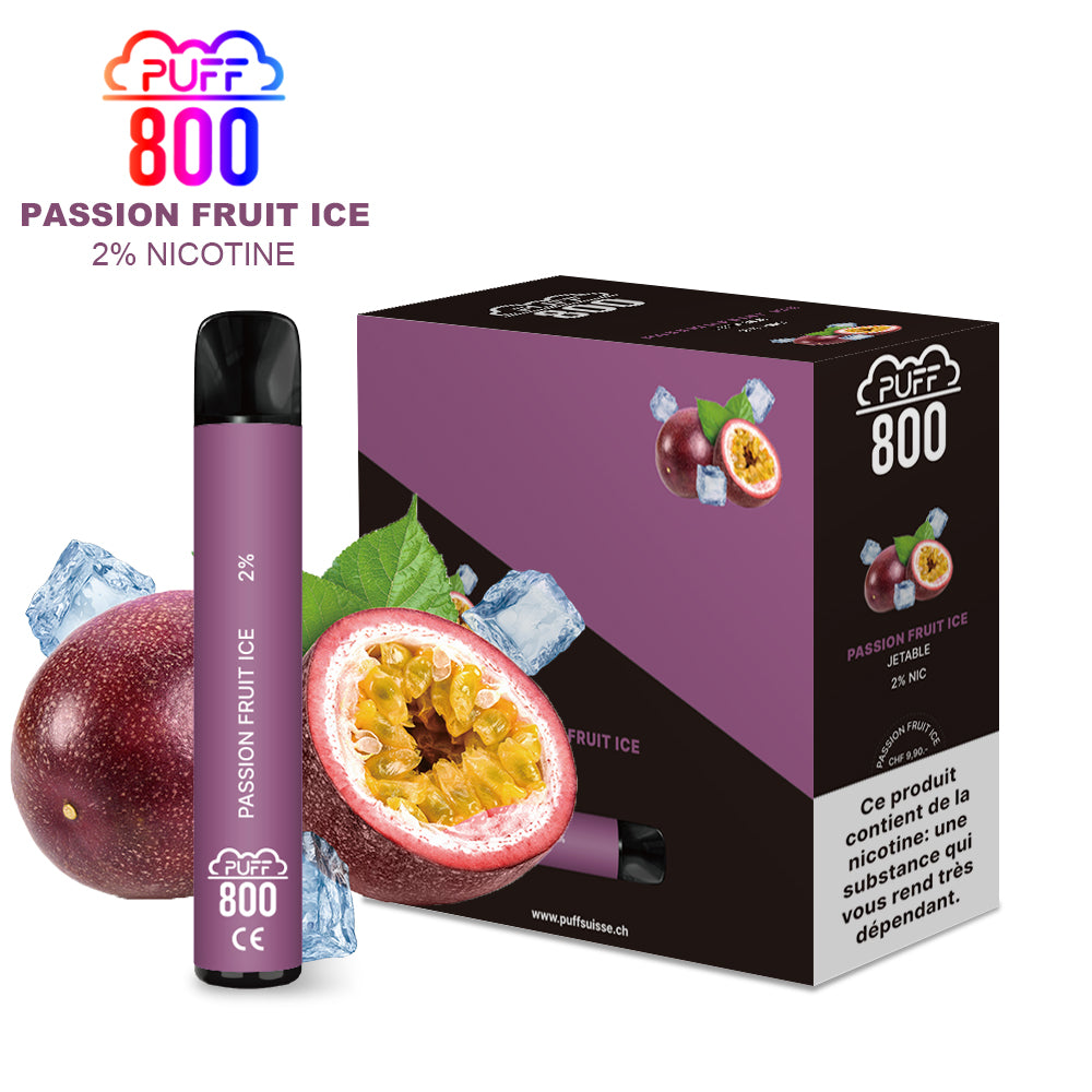 PASSION FRUIT ICE - Puff 800 2% | puff 800 2%,puff 800 2% nicotine,puff8002%