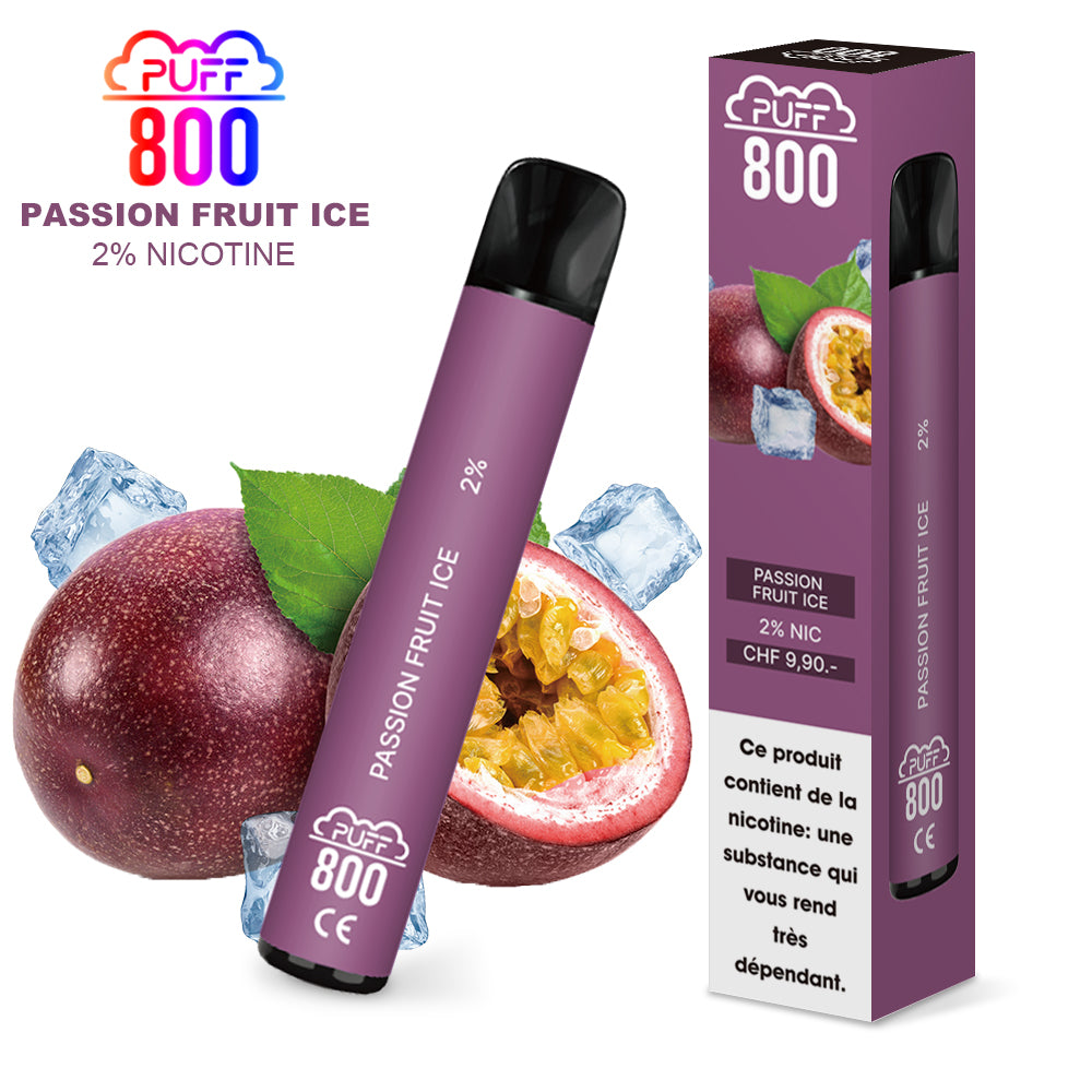 PASSION FRUIT ICE - Puff 800 2% | puff 800 2%,puff 800 2% nicotine,puff8002%