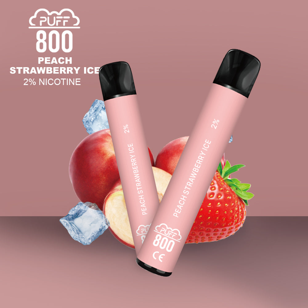 Peach strawberry ice - Puff 800 2% | puff 800 2%,puff 800 2% nicotine,puff8002%