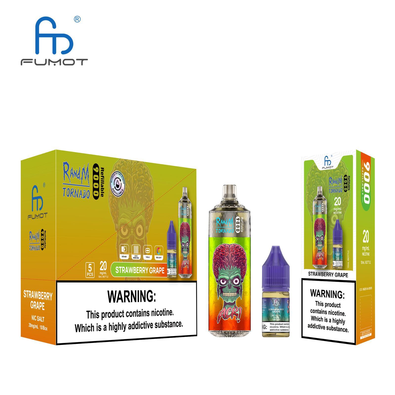 STRAWBERRY GRAPE - RECHARGEABLE ELECTRONIC CIGARETTES - Fumot Doberman