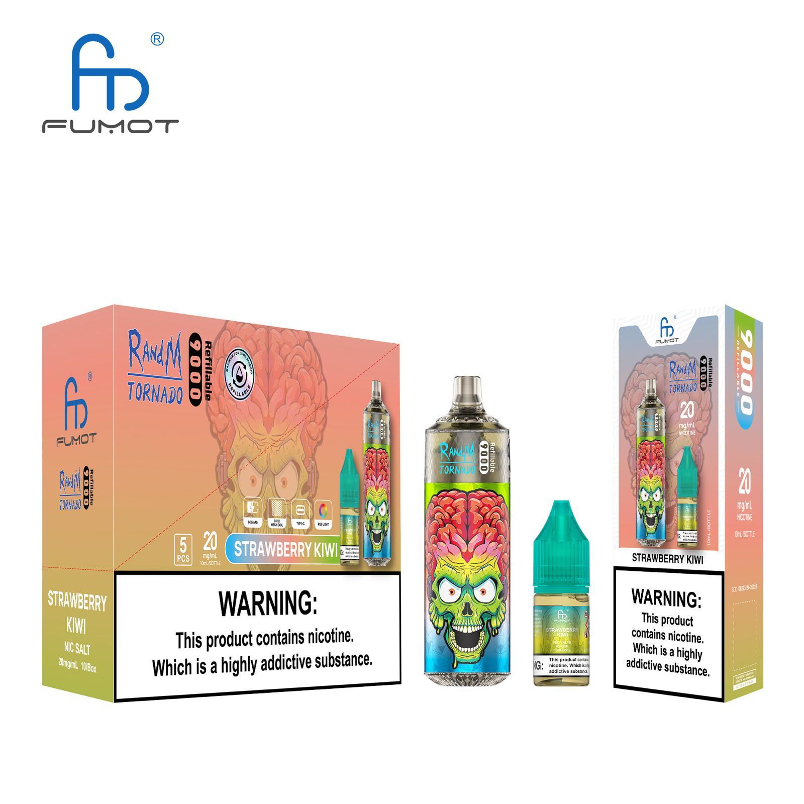 STRAWBERRY KIWI - RECHARGEABLE ELECTRONIC CIGARETTE - Fumot Doberman