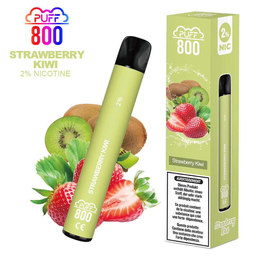 STRAWBERRY KIWI - Puff 800 2%