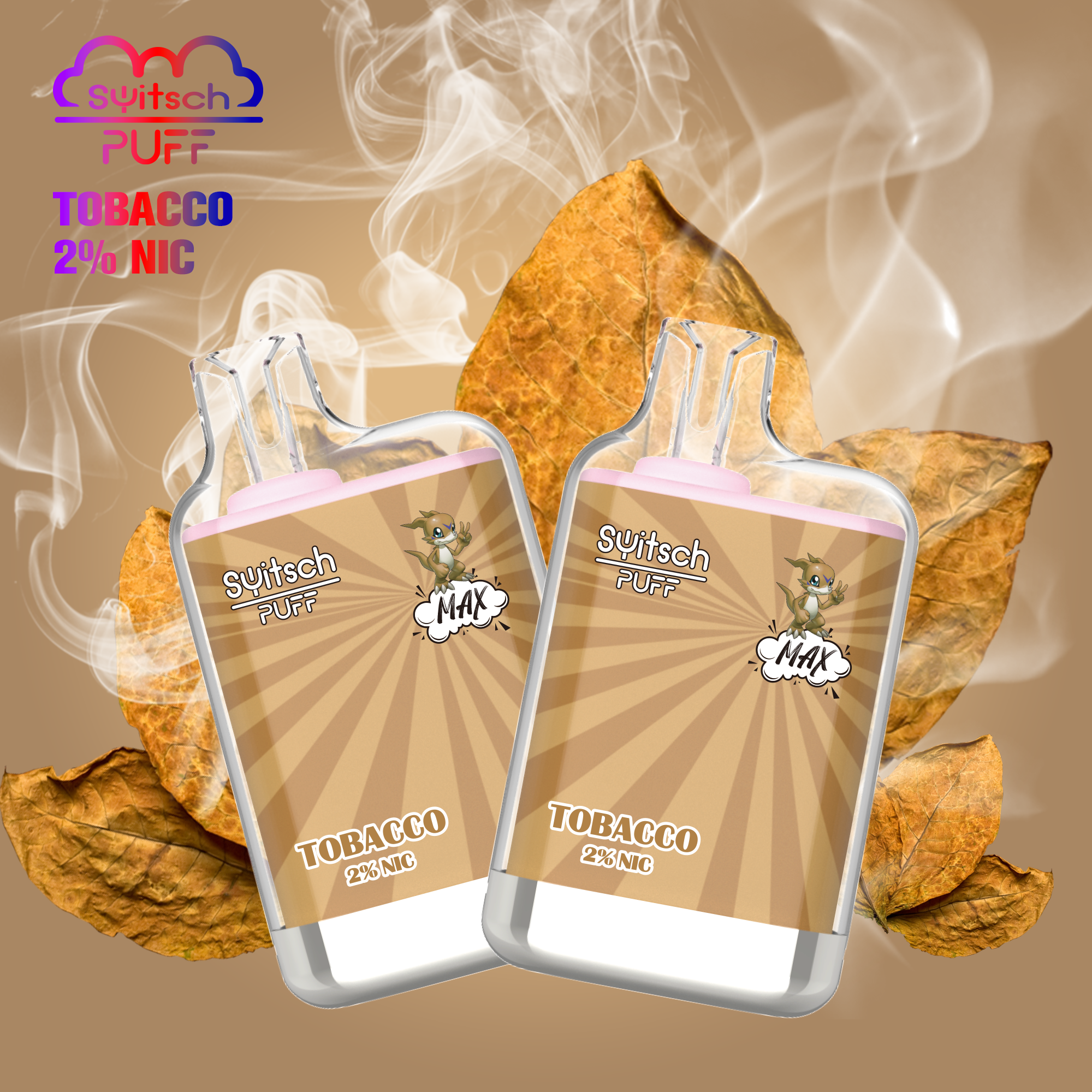 TOBACCO - Puff Max 2% | Switsch Puff Max