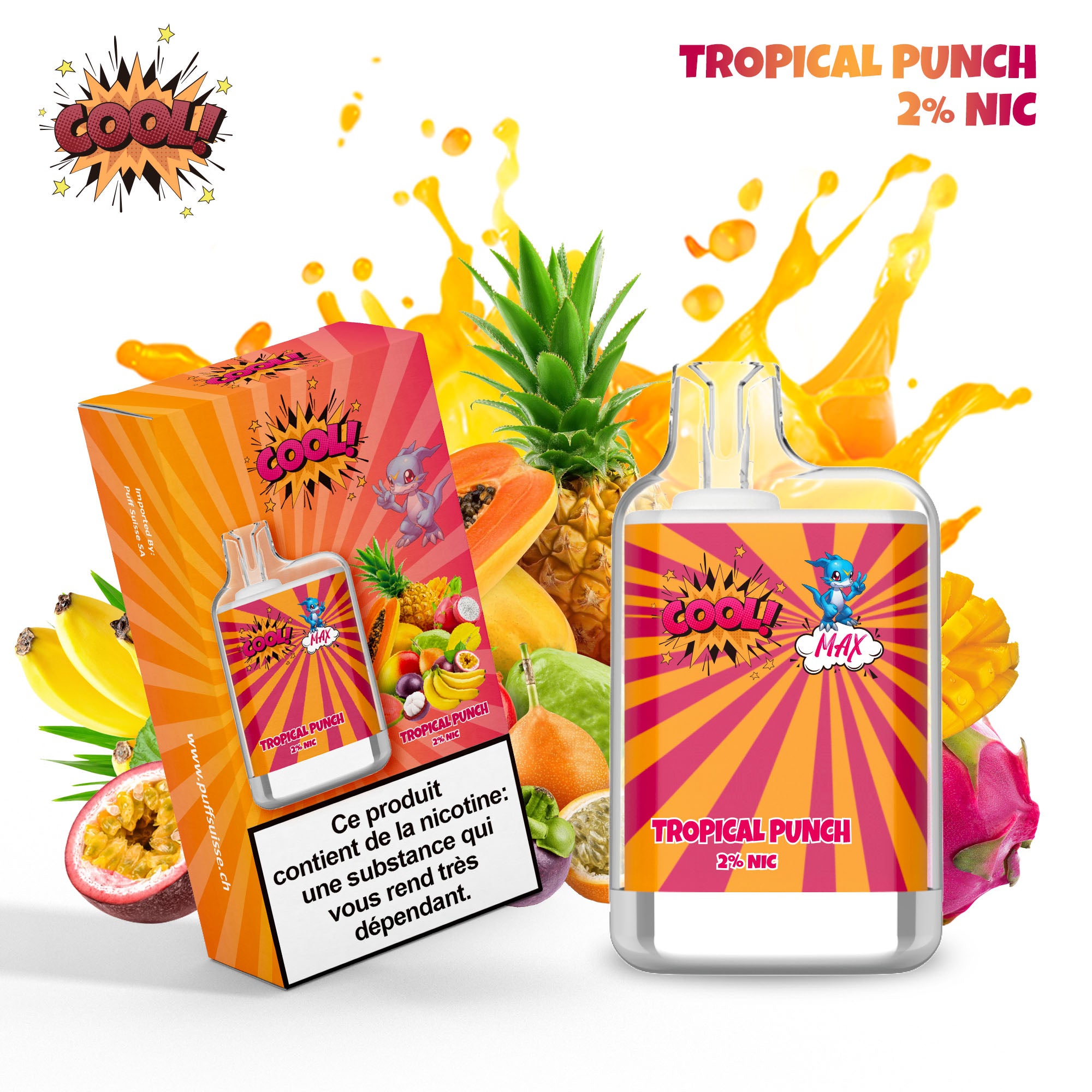 TROPICAL PUNCH - PUFF COOL 2%