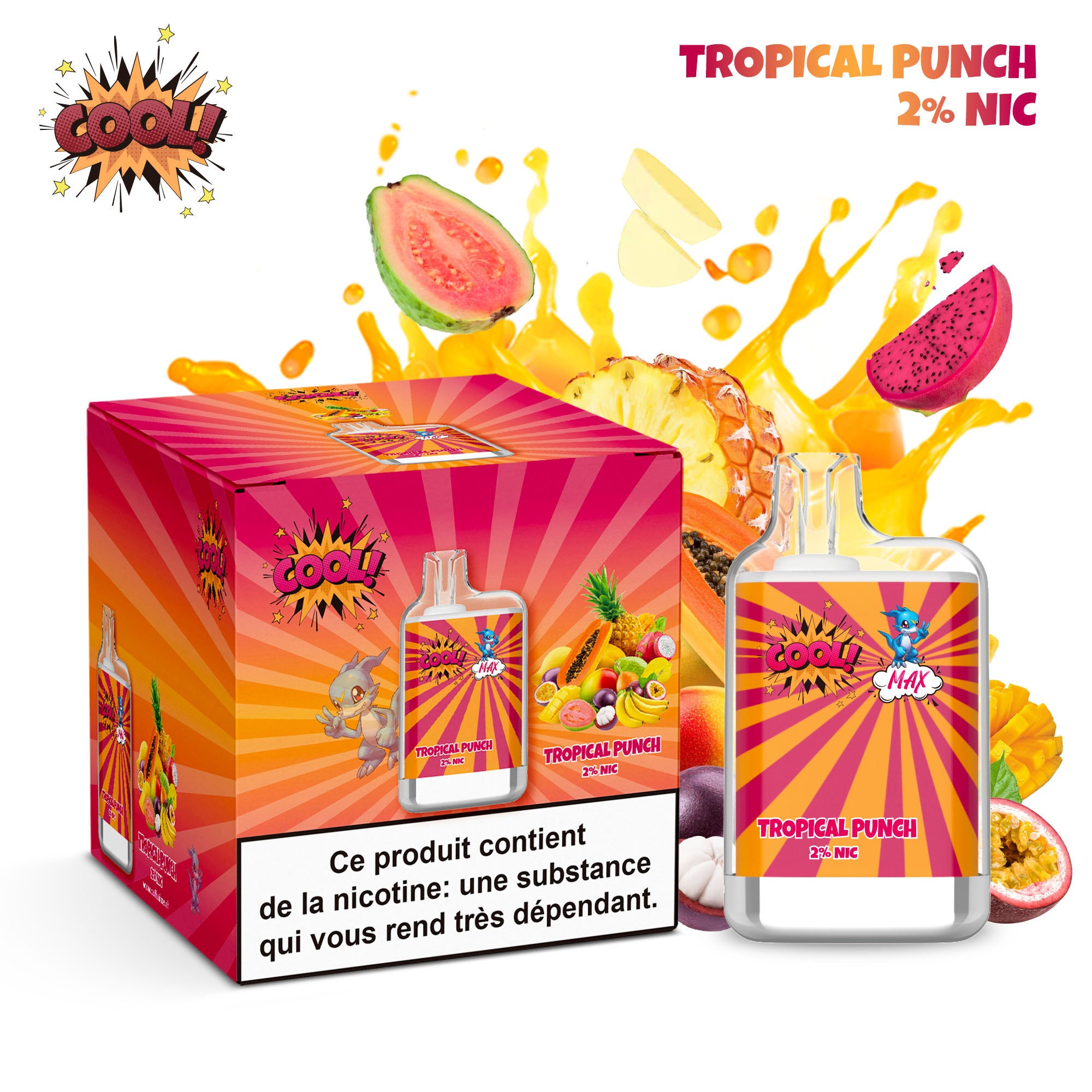 TROPICAL PUNCH - PUFF COOL 2%