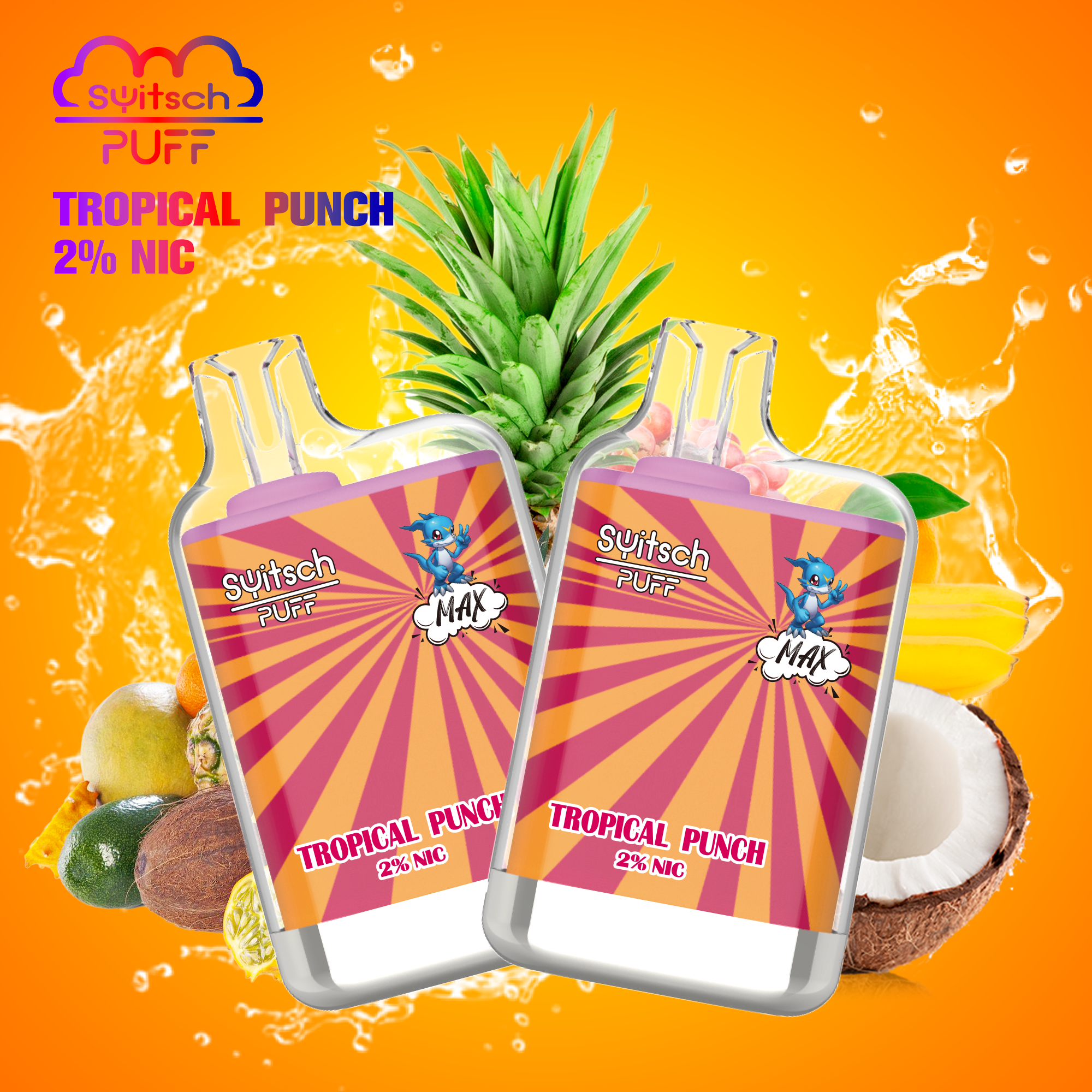 TROPICAL PUNCH – Puff Max 2 %