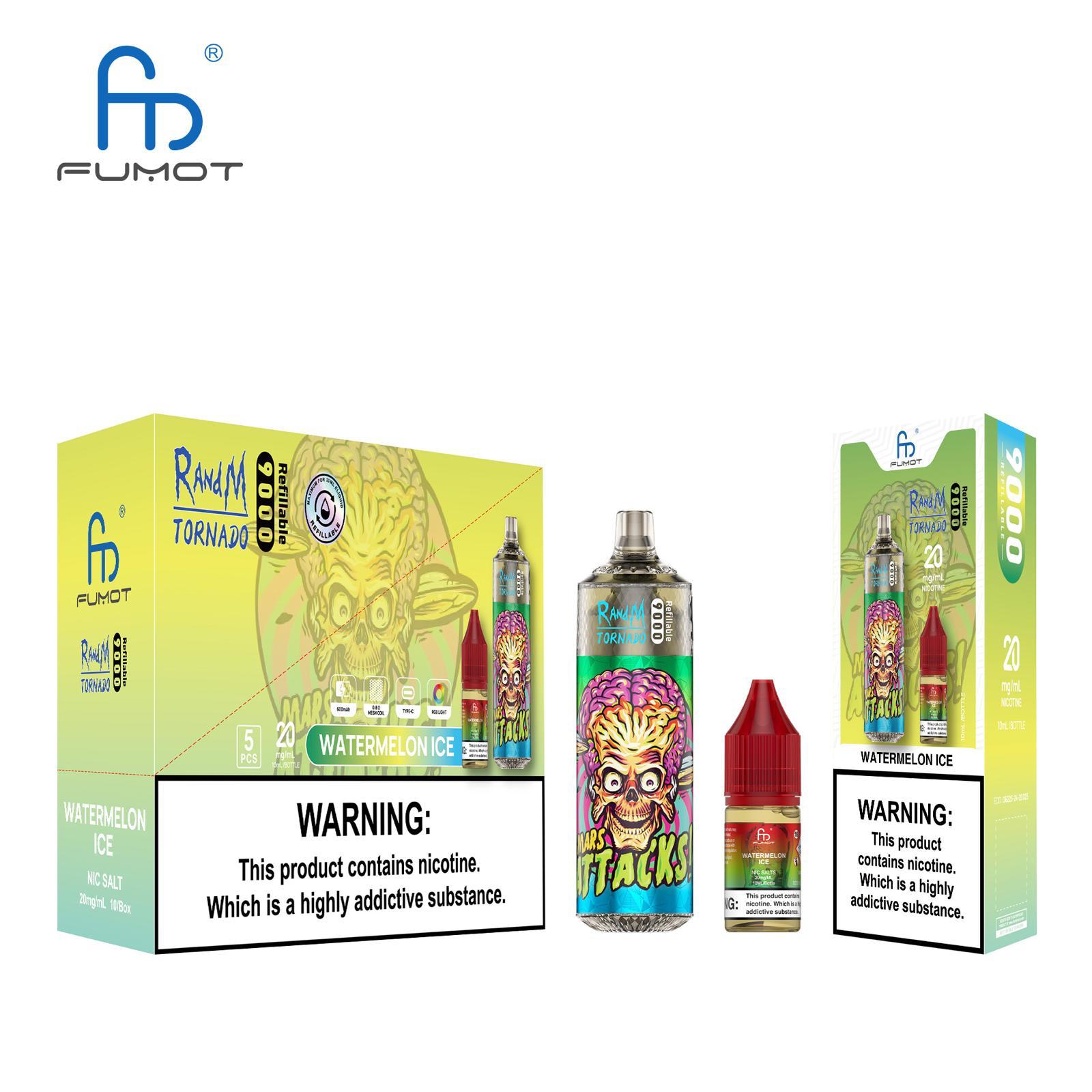 WATERMELON ICE - RECHARGEABLE ELECTRONIC CIGARETTE - Fumot Doberman