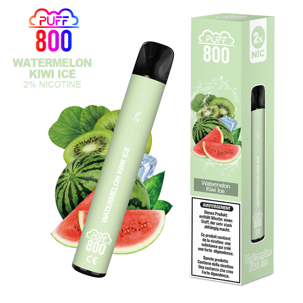 WASSERMELONEN-KIWI-FRUCHT-EIS - Puff 800 2% WASSERMELONEN-KIWI-FRUCHT-EIS - Puff 800 2%