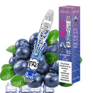 Vape jetable avec nicotine - Switsch Pro - Blueberry Ice